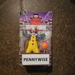 NECA Toony Terrors Pennywise Action Figure - Yellow and Red